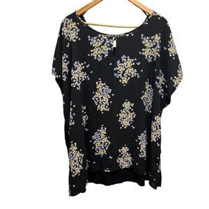 Pennington's In Every Story Floral Scoop Neck Blouse Size 2x